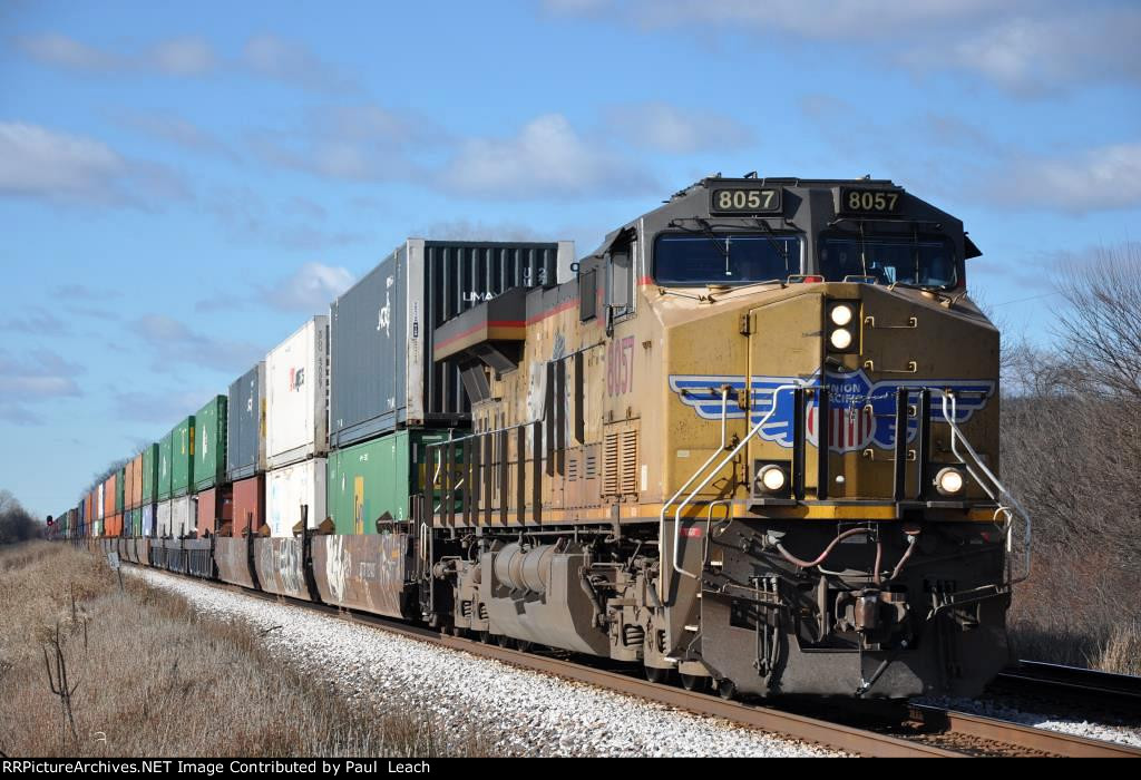 Intermodal rolls east